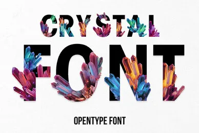 Crystal Inside SVG Font