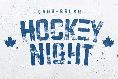 Hockeynight Sans Brush