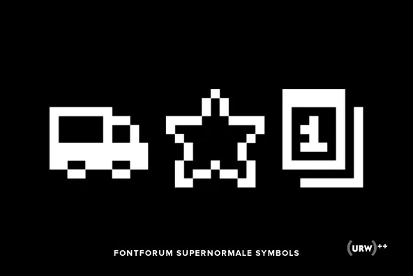 FontForum Supernormale Symbols
