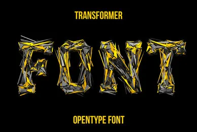 Transformer SVG Font