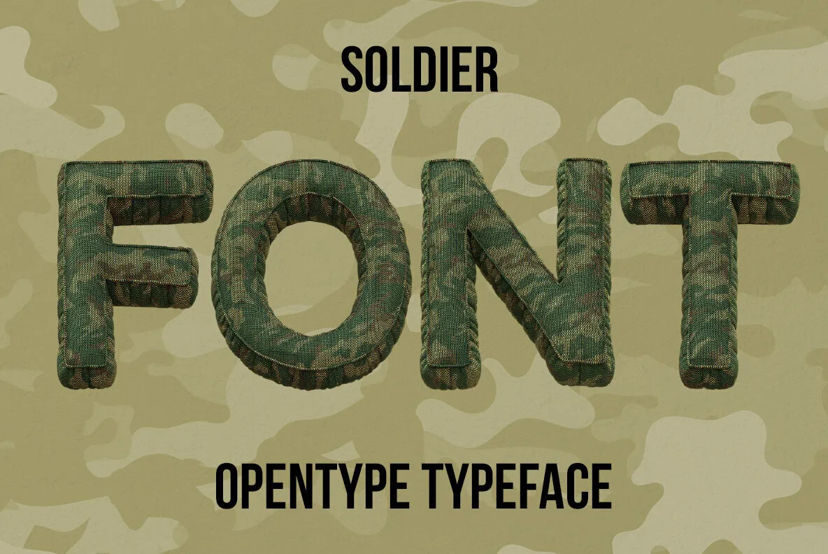 Soldier SVG Font