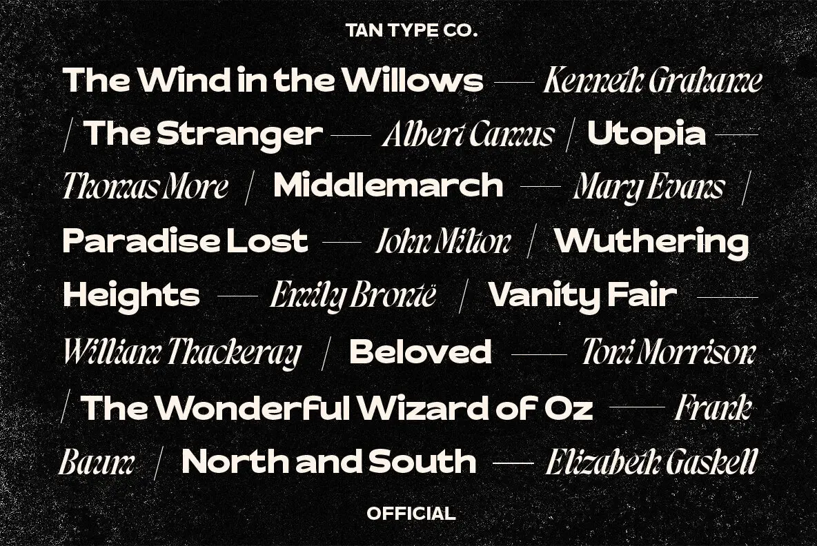 Tan Official Font - Fontpath