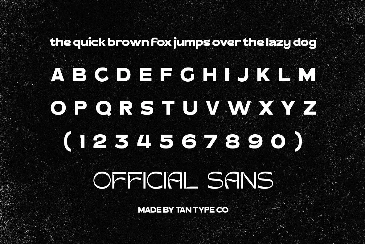 Tan Official Font - YouWorkForThem
