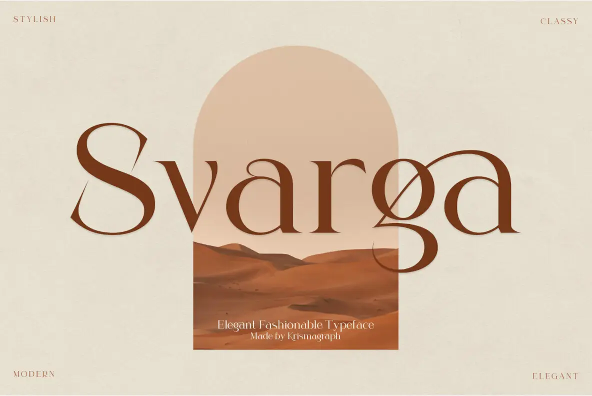 Svarga Typeface