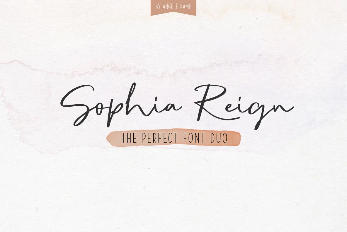 Sophia Reign Font Duo