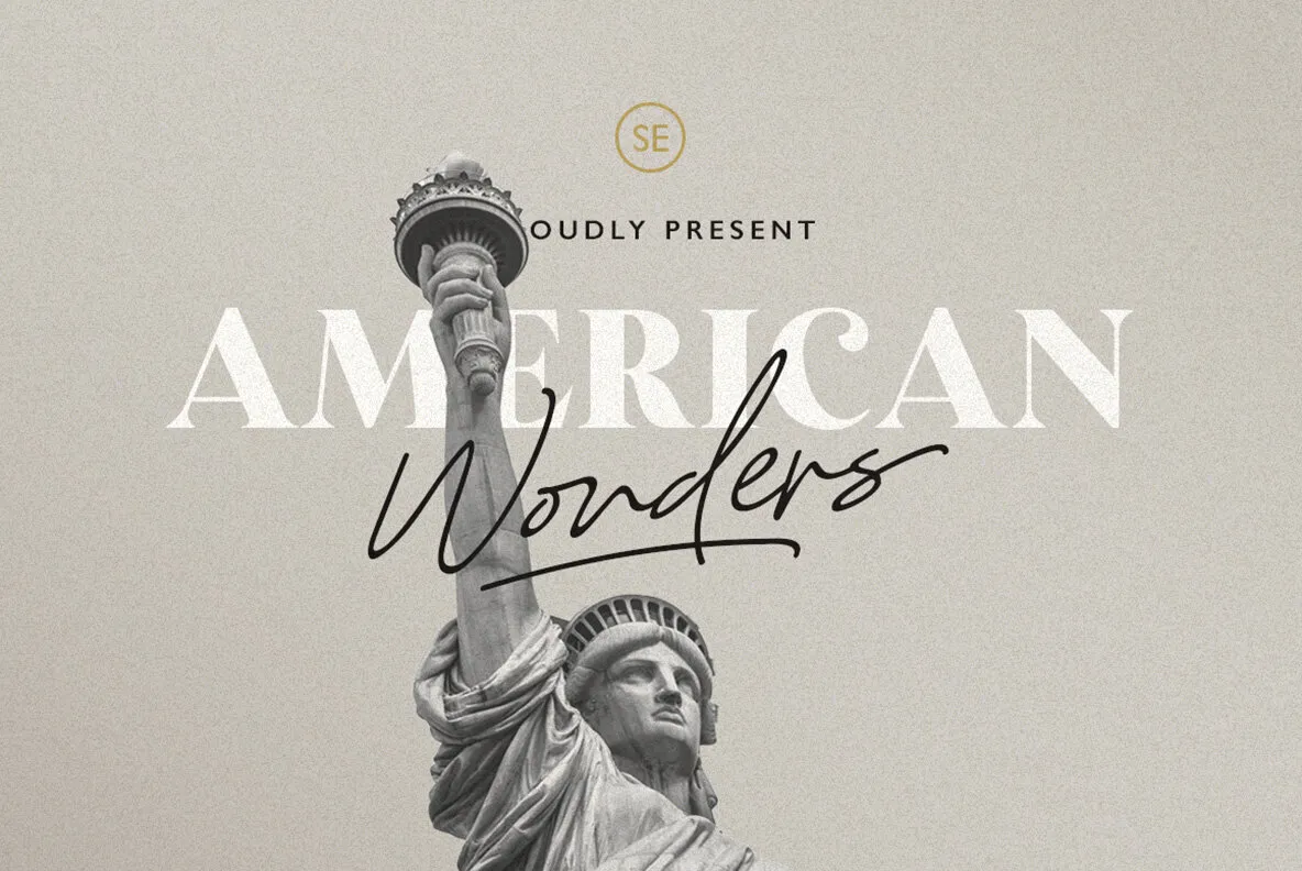American Wonders Font Duo