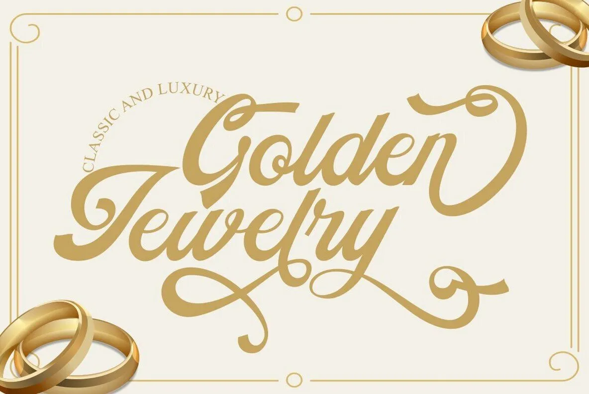 Golden Jewelry