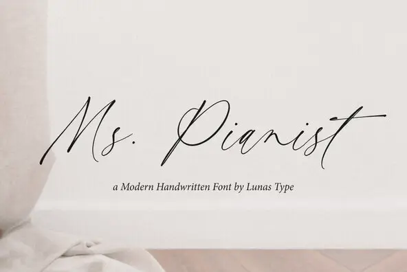 Ms Pianist Font
