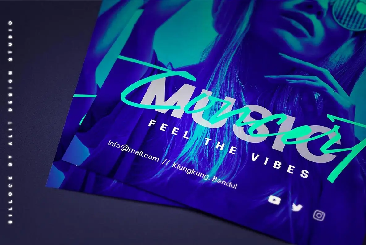 Billock Script font - YouWorkForThem