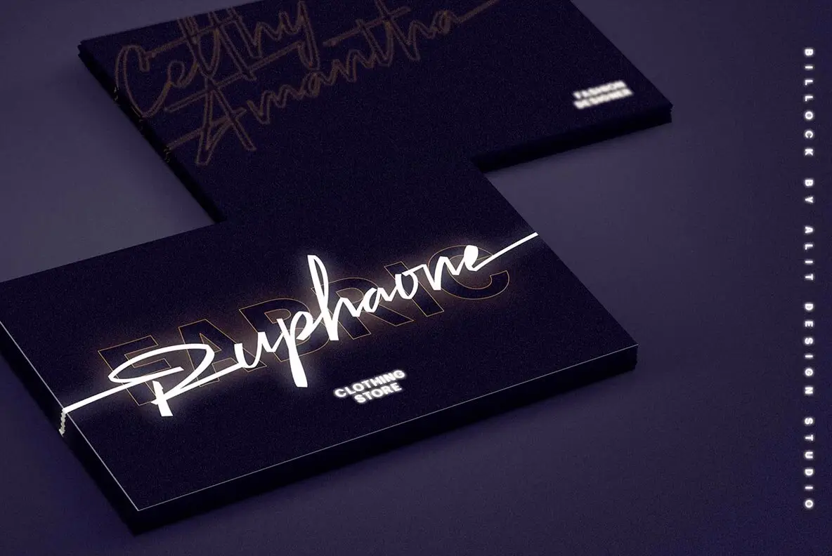 Billock Script font - YouWorkForThem