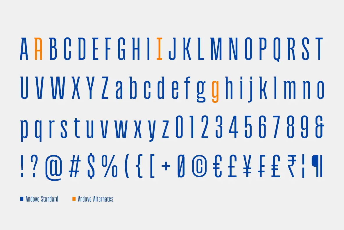 Andove Font - FontPath