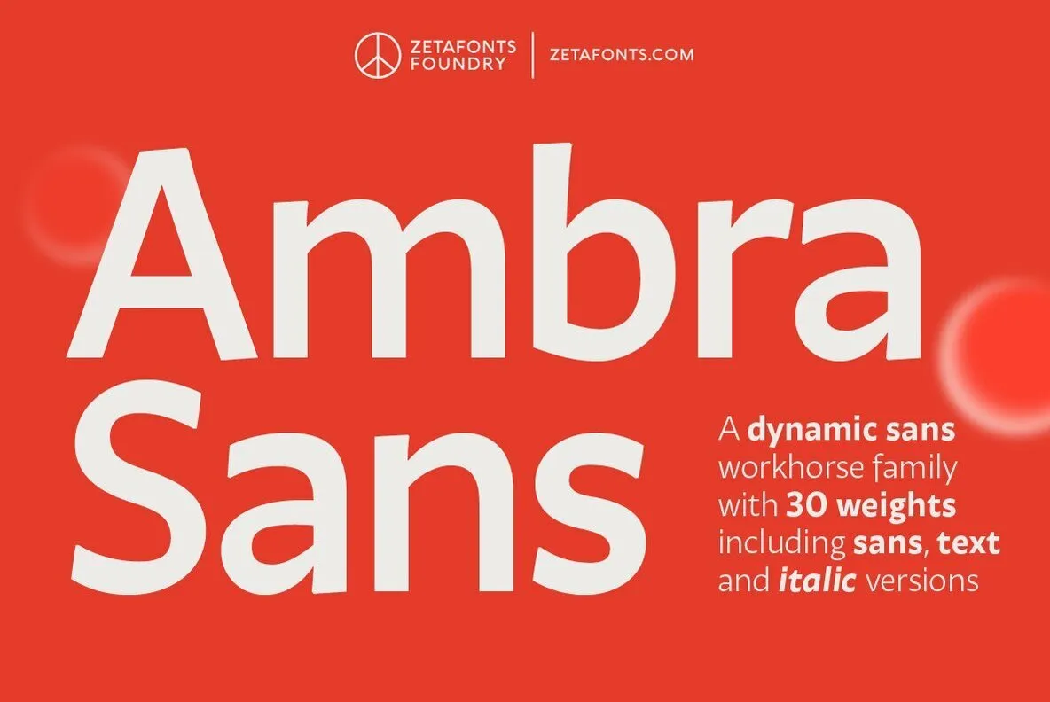Ambra Sans Font - YouWorkForThem