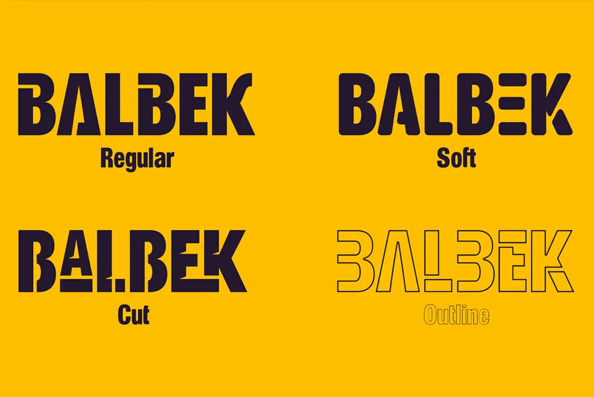 Balbek Font - Fontpath