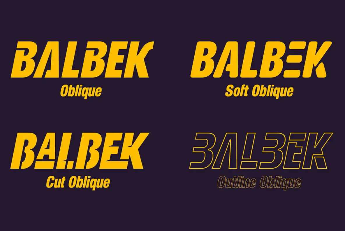 Balbek Font - YouWorkForThem