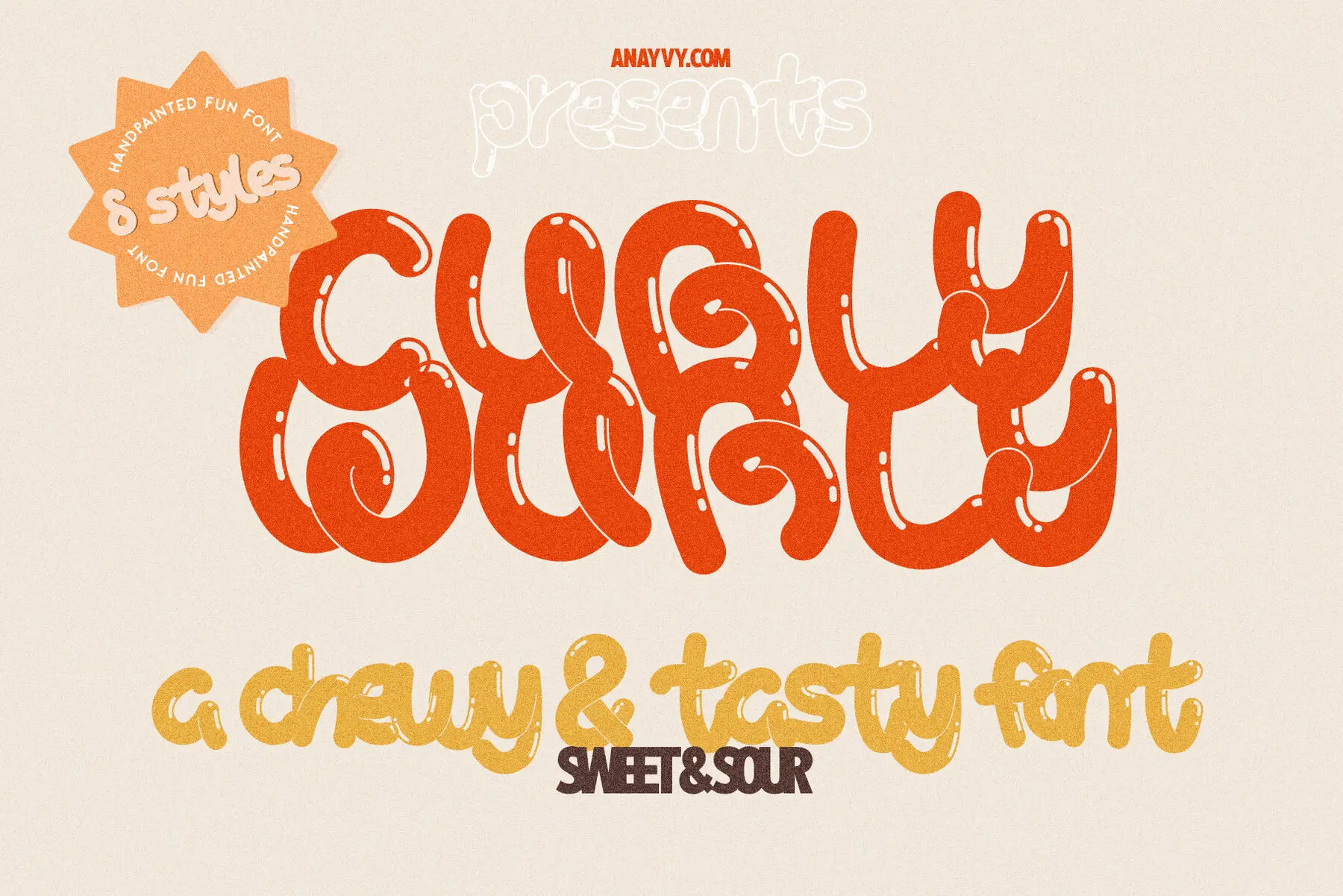 Curly Wurly Font - YouWorkForThem