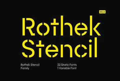 Stencil fonts  I Love Typography