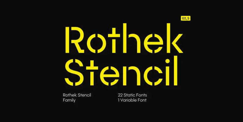 Rothek Stencil