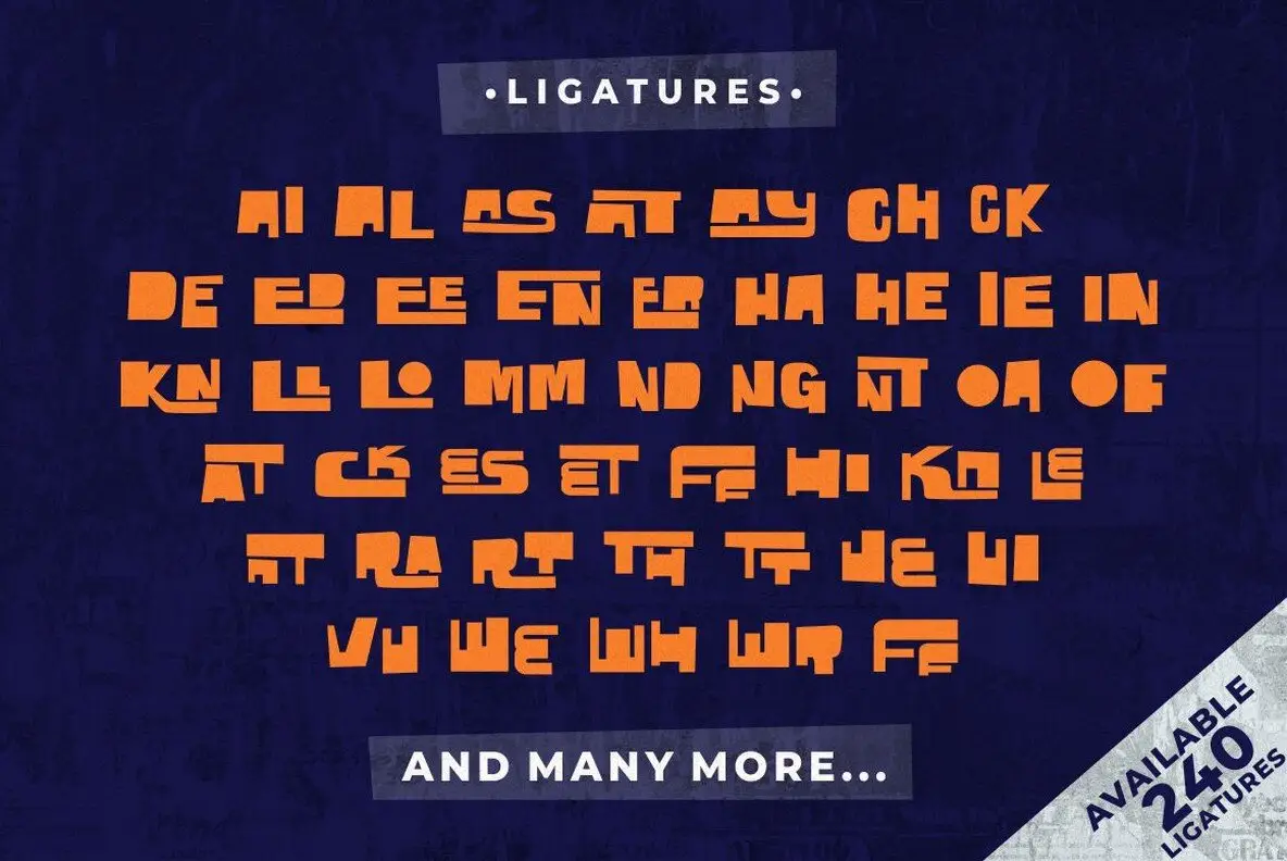 Stacked Letter Font YouWorkForThem