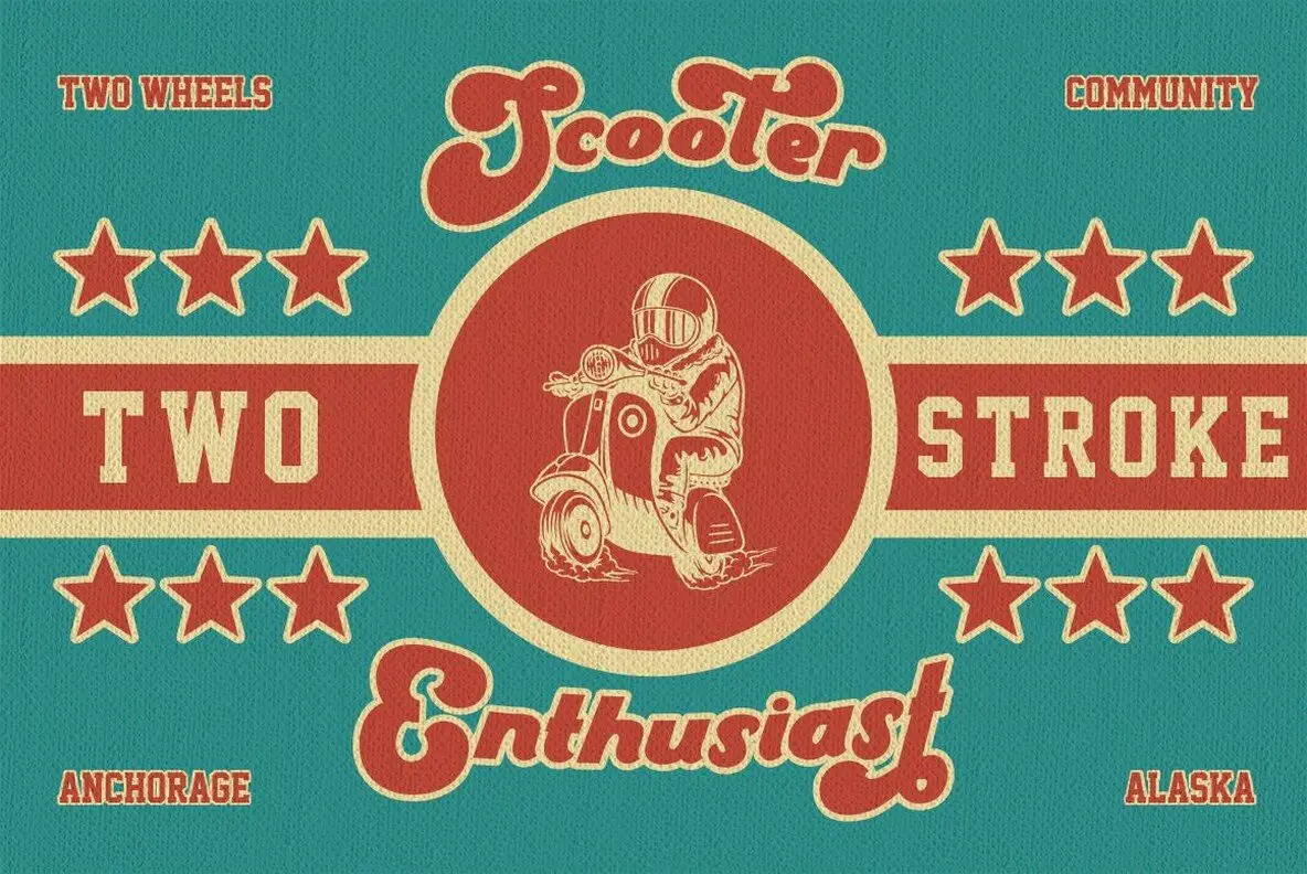 Retro Couture Font - YouWorkForThem