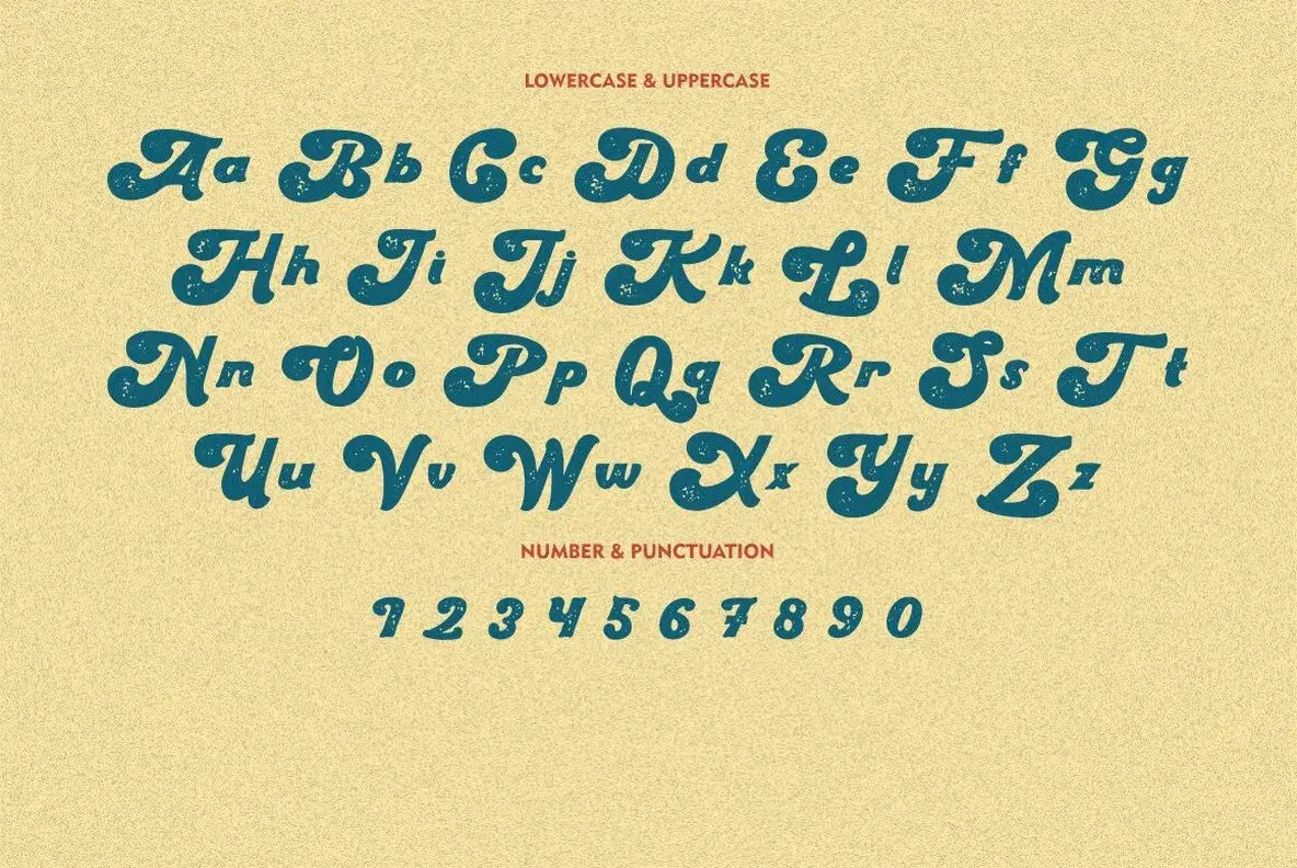 Retro Couture Font - YouWorkForThem