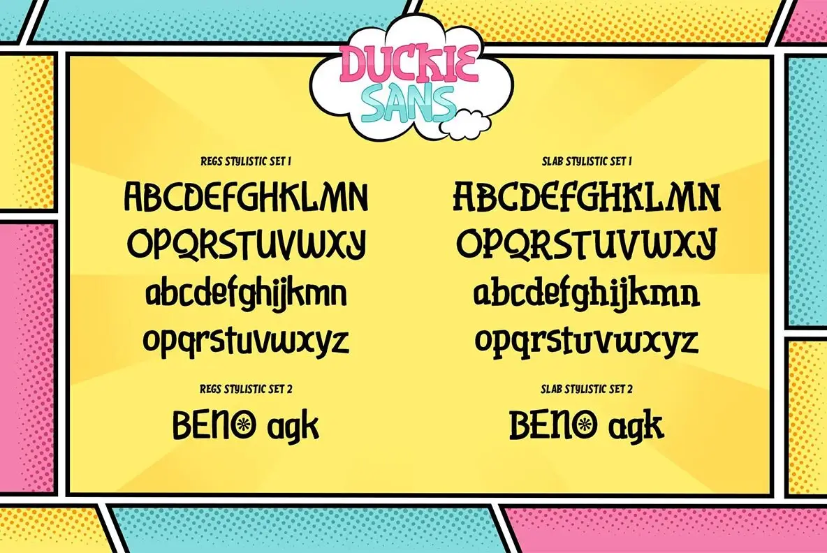 Duckie Font - YouWorkForThem