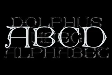 Dolphus Mieg Alphabet