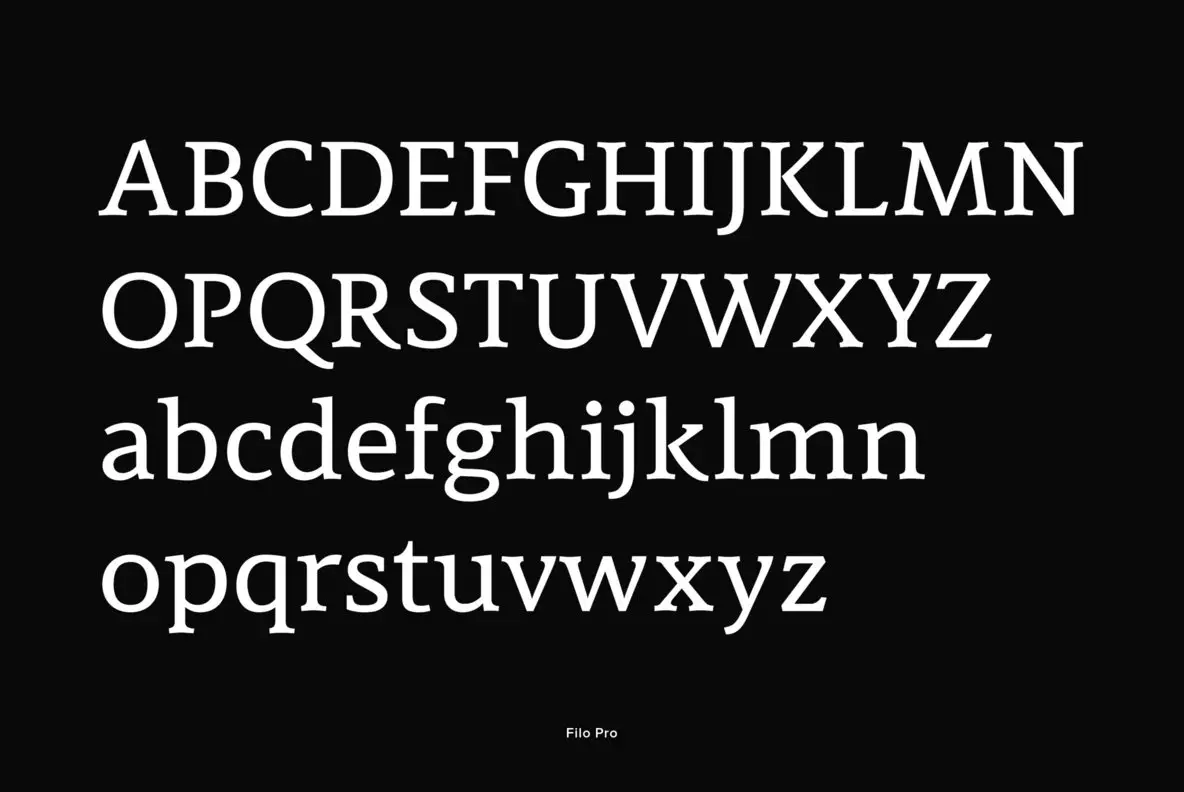 Filo Pro Font - FontPath