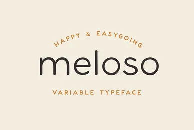 Meloso Variable Hand Drawn Typeface