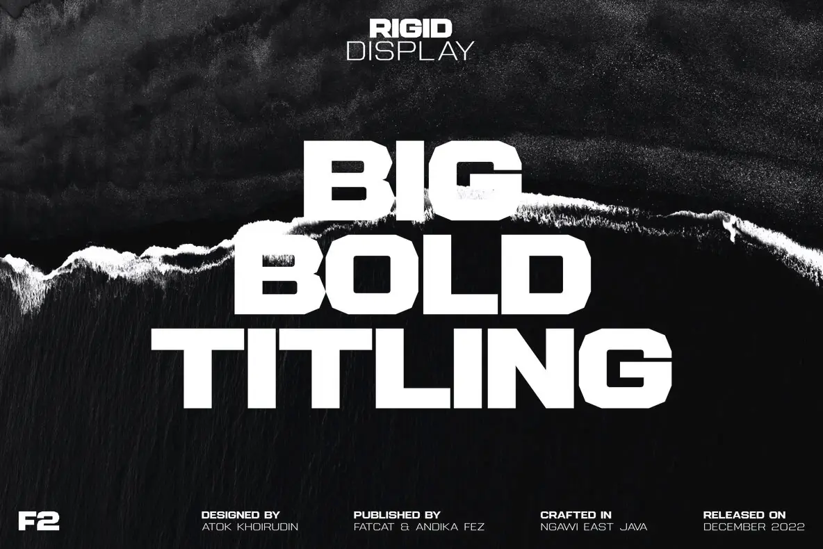 Rigid Display Font - Fontpath