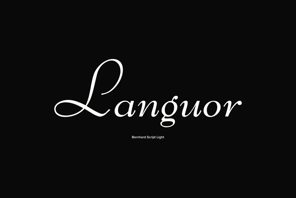 Bernhard Script Font - Fontpath