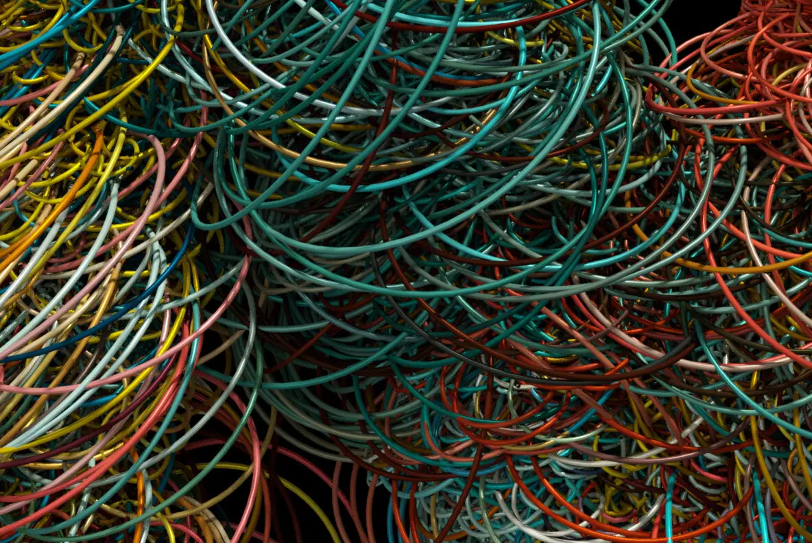 Color Wire Font - YouWorkForThem