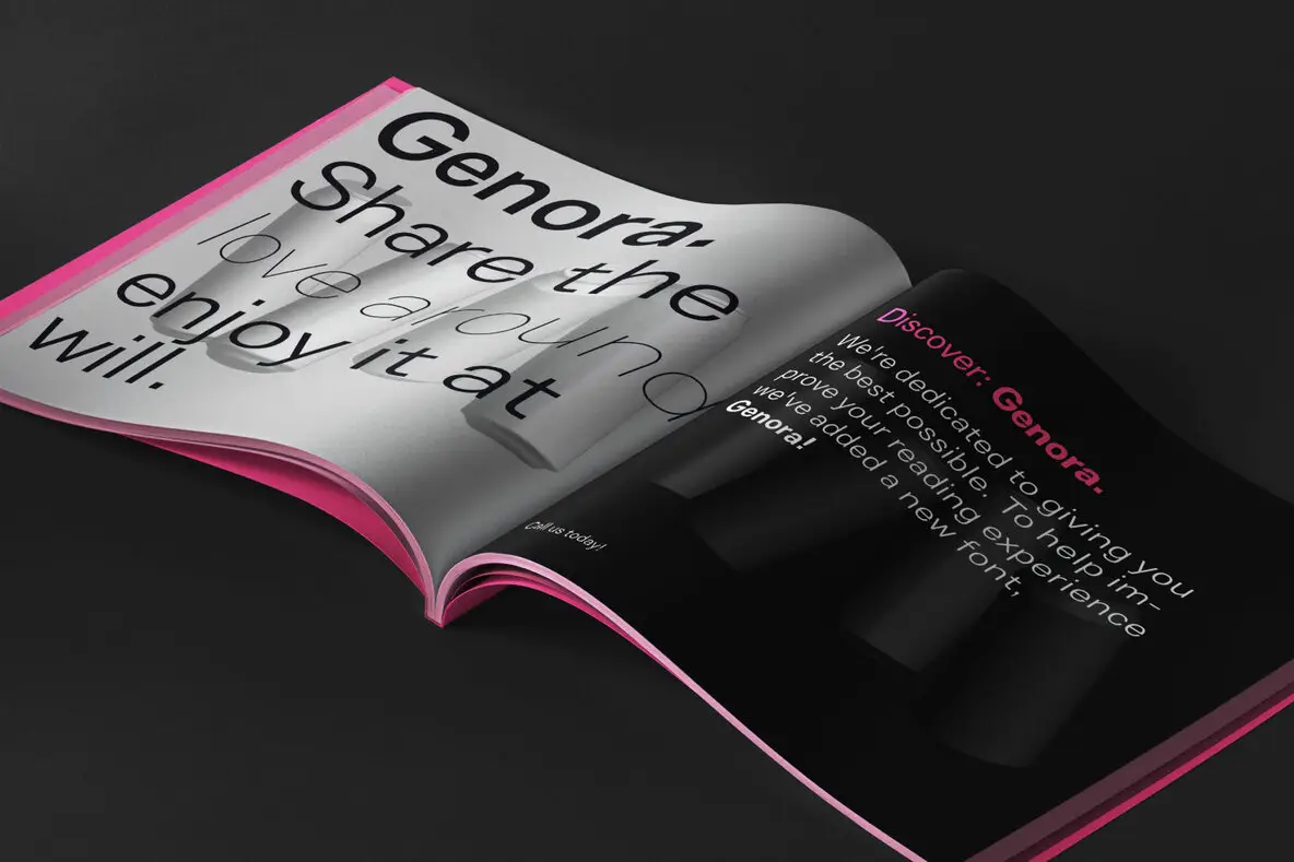 Genora Fan Genora Sans Font - FontPath