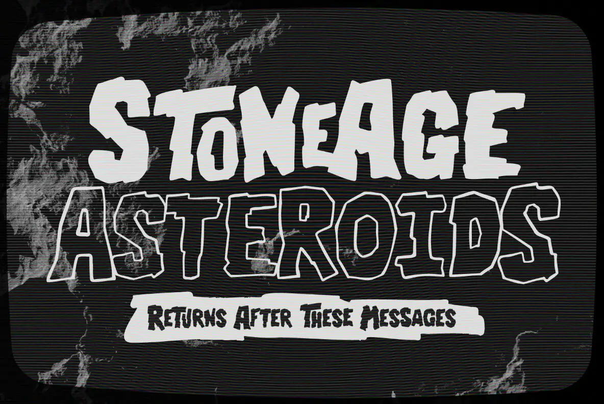 Space Rocks Font - YouWorkForThem