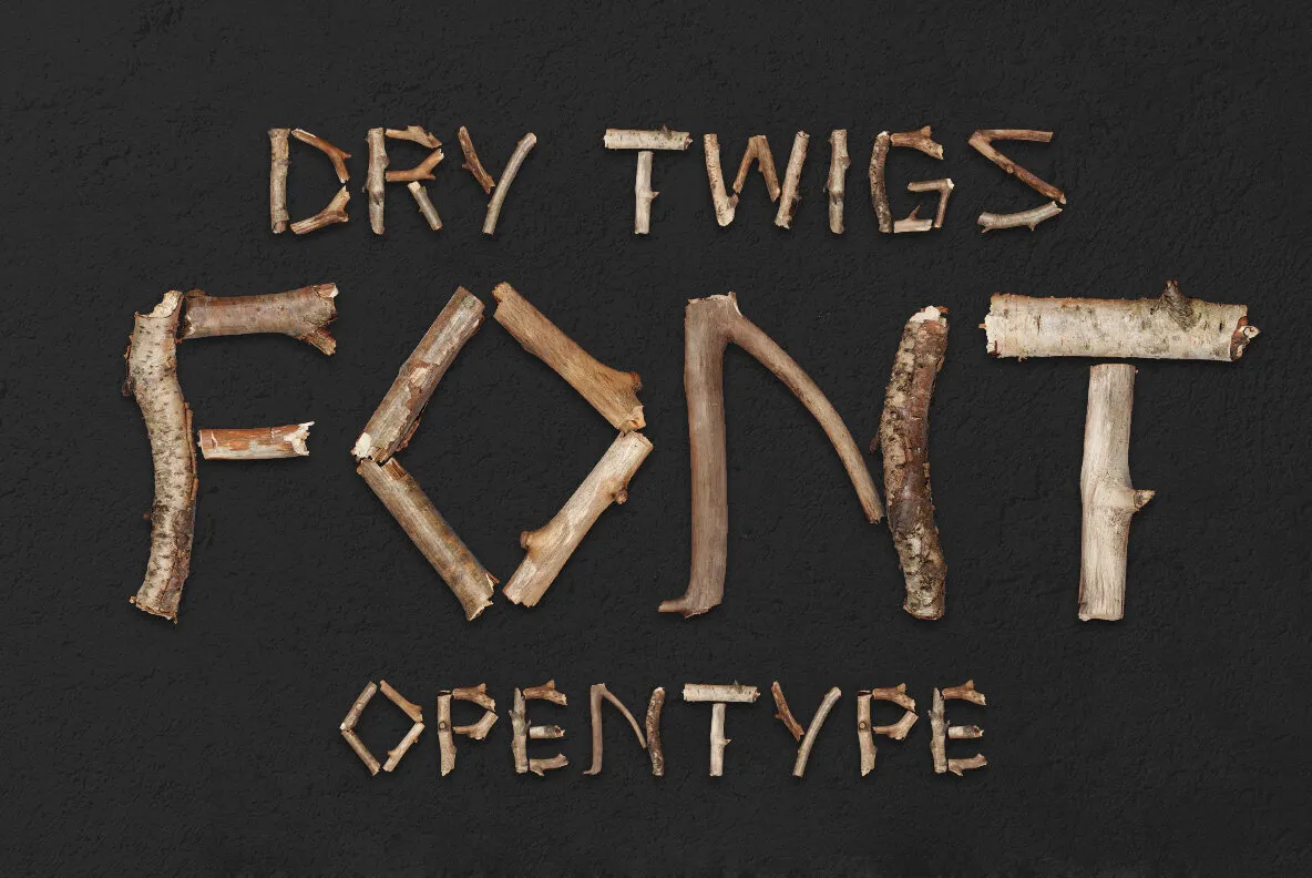 Dry Twigs SVG Font