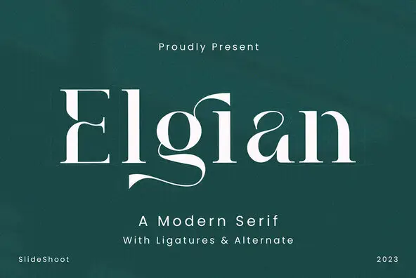 Elgian Font