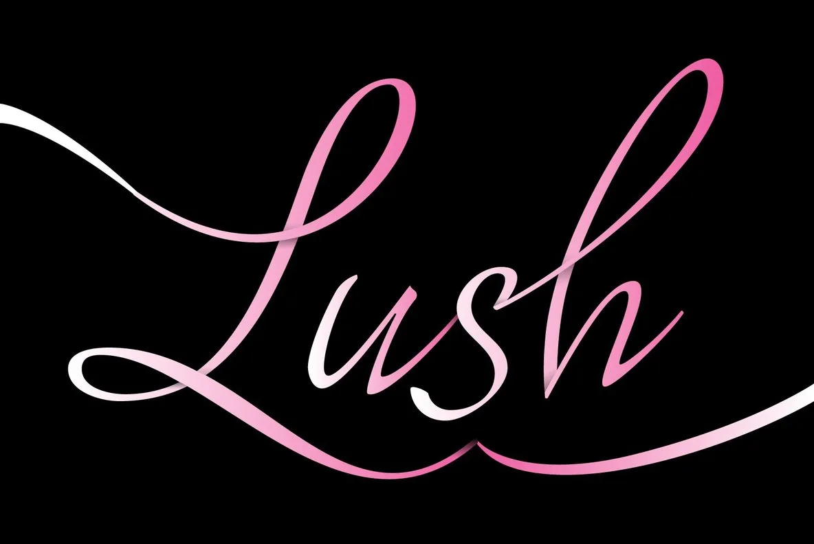 Lush Font - Youworkforthem