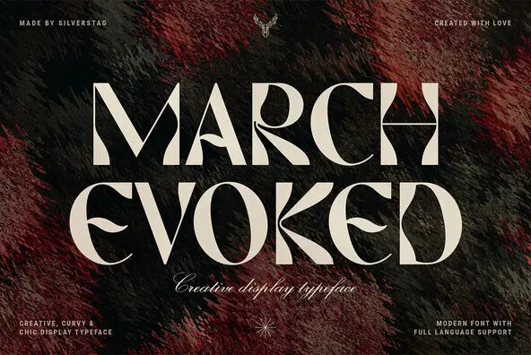 March Evoked Font