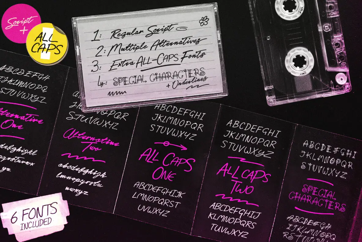 Sleeve Notes Font YouWorkForThem