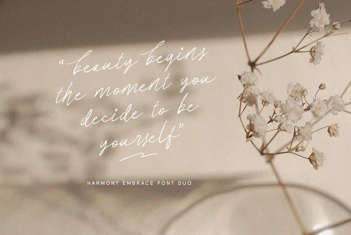 Harmony Embrace Font - FontPath