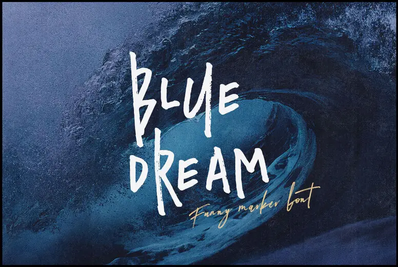 Blue Dream Font