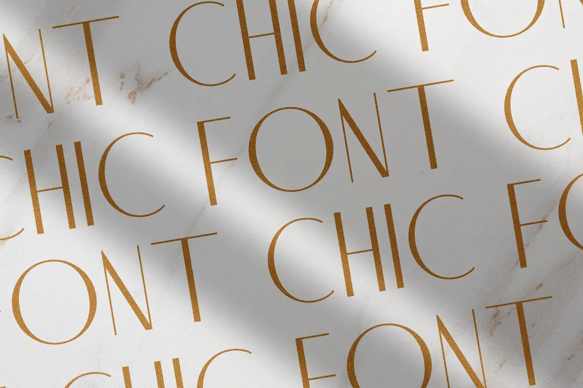 Chic Word Script Chic Font - FontPath