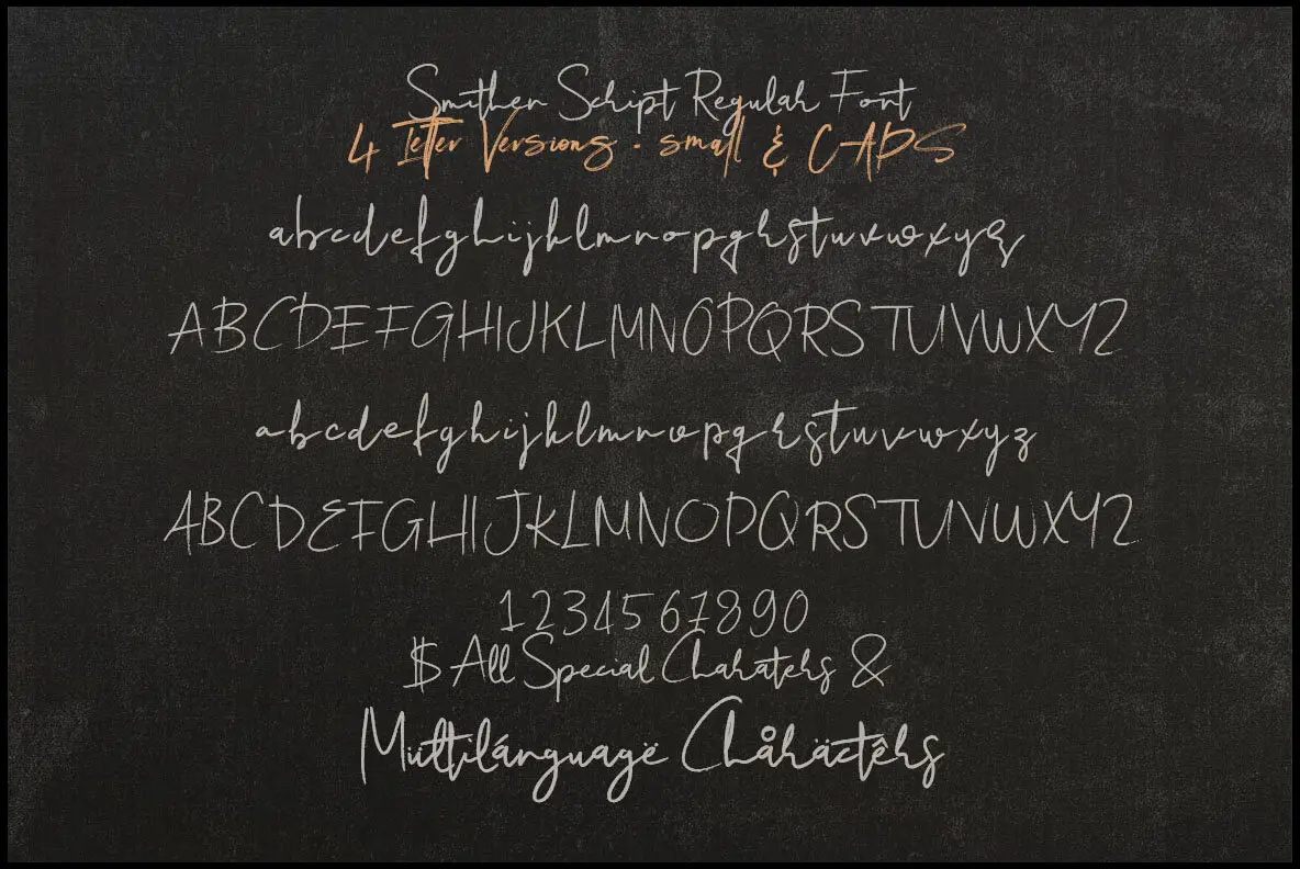 Smithen Script Font - YouWorkForThem