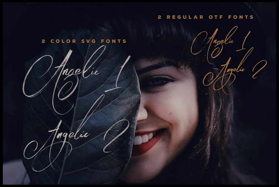 Angelic Brush Font - Fontpath