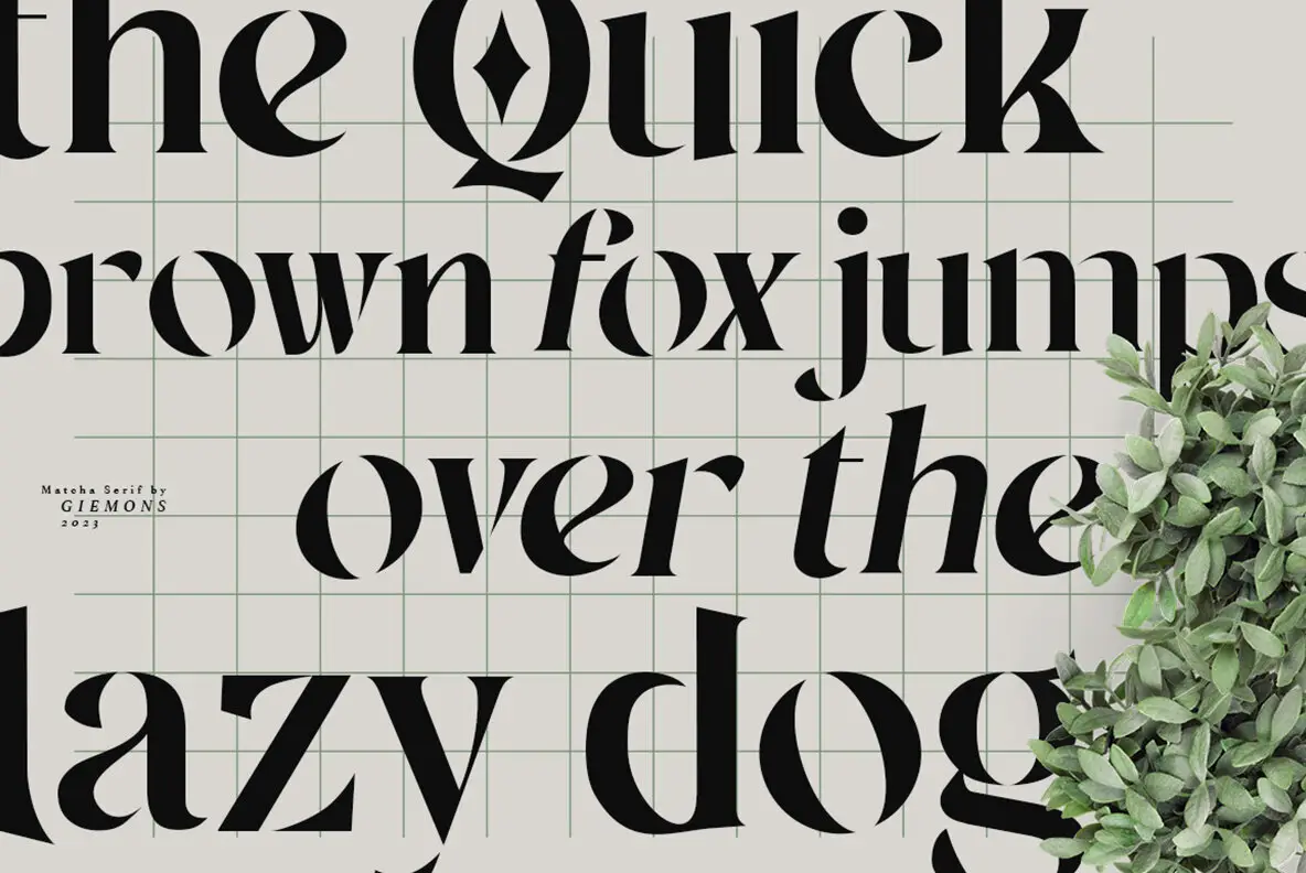 Matcha Serif Font - FontPath