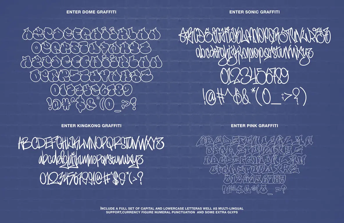 Enter Graffiti Compilation Font - Fontpath