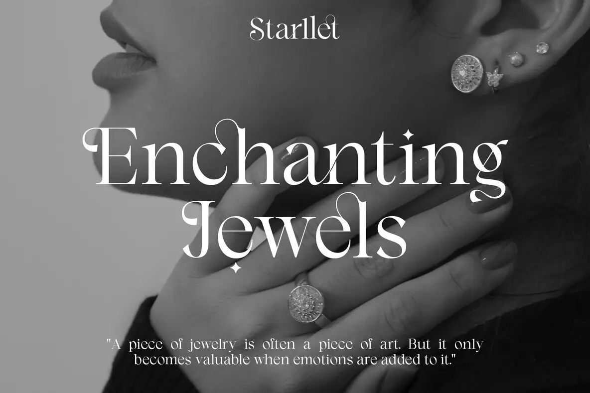 Starlet Text Starllet Font - FontPath