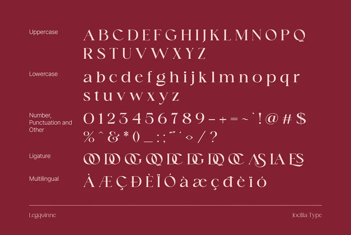 Legquinne Font - YouWorkForThem