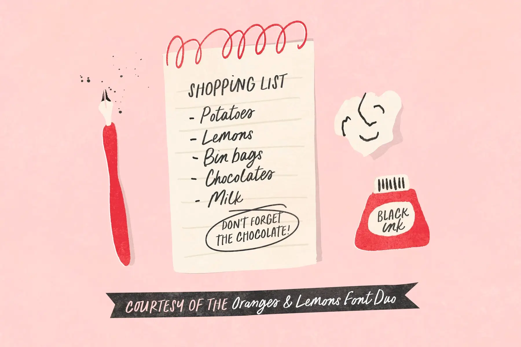 Oranges and Lemons The Delightful Duo of Handlettered Fonts