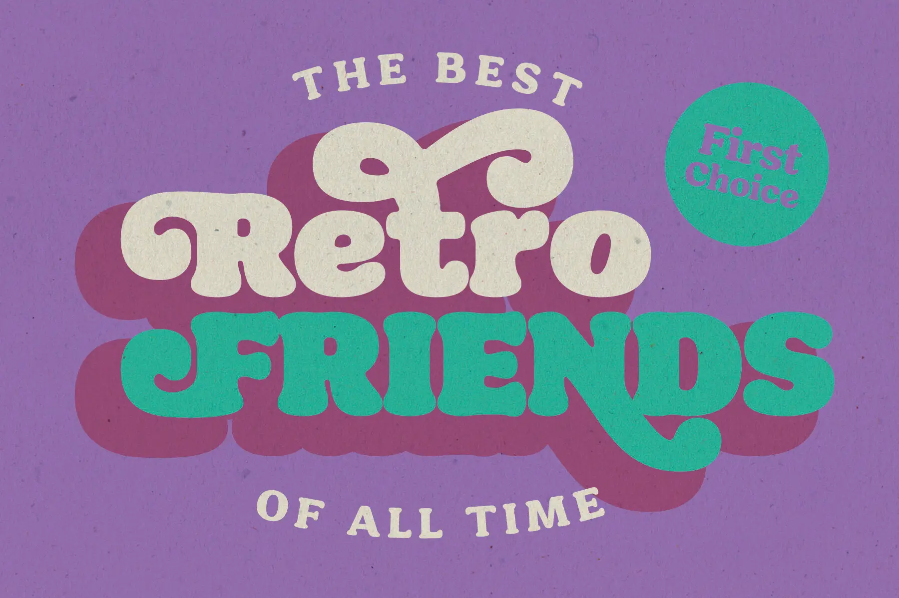 Seventies Sunrise Font - YouWorkForThem