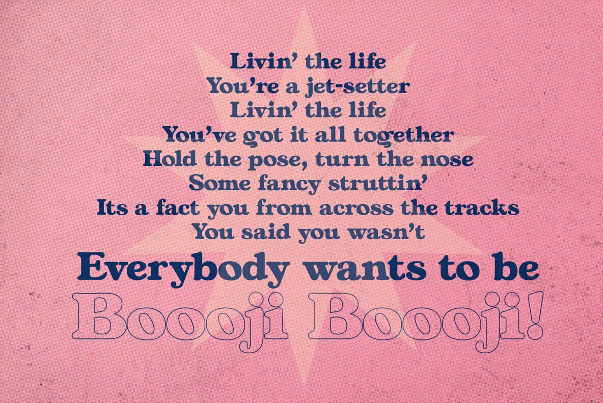 Bojui Lettering Boooji Font - FontPath